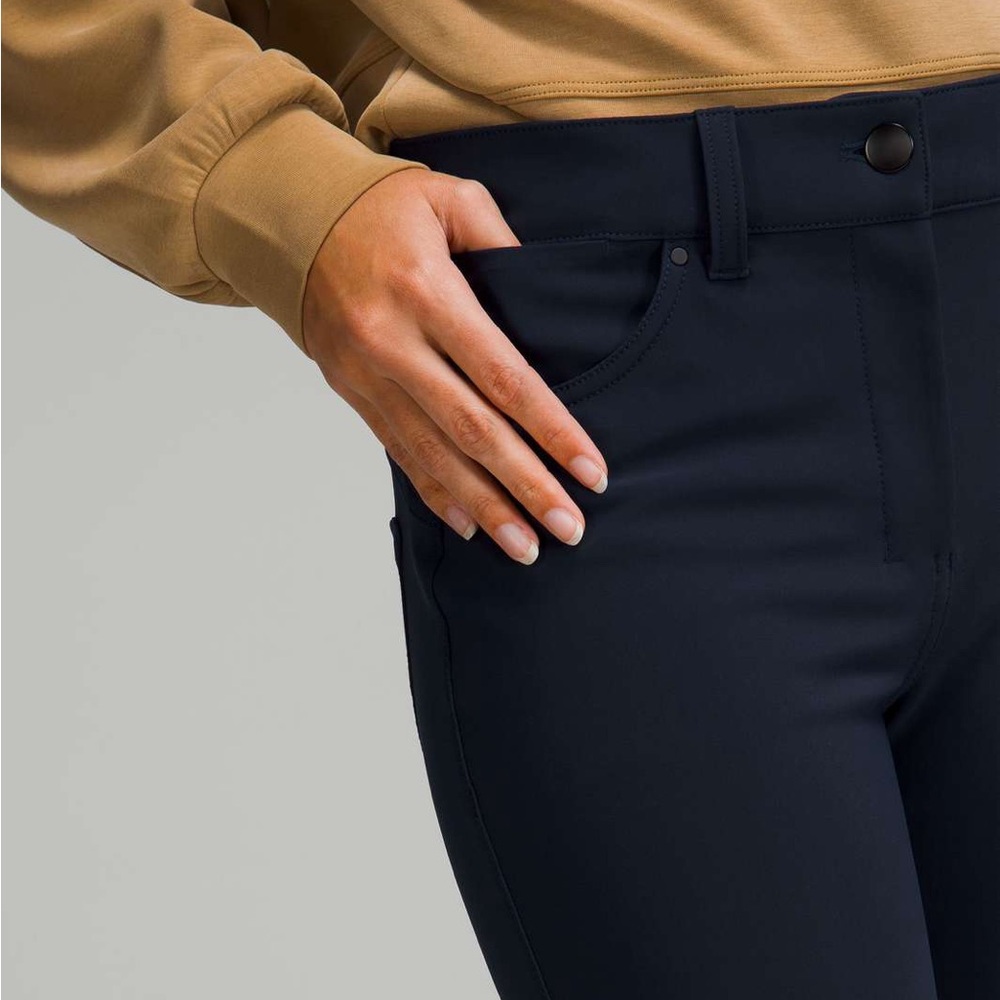 lululemon athletica Navy Slim Tech Trousers - Picture 3 of 16